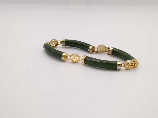Faux Jade Bracelet