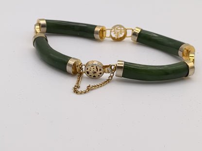 Faux Jade Bracelet