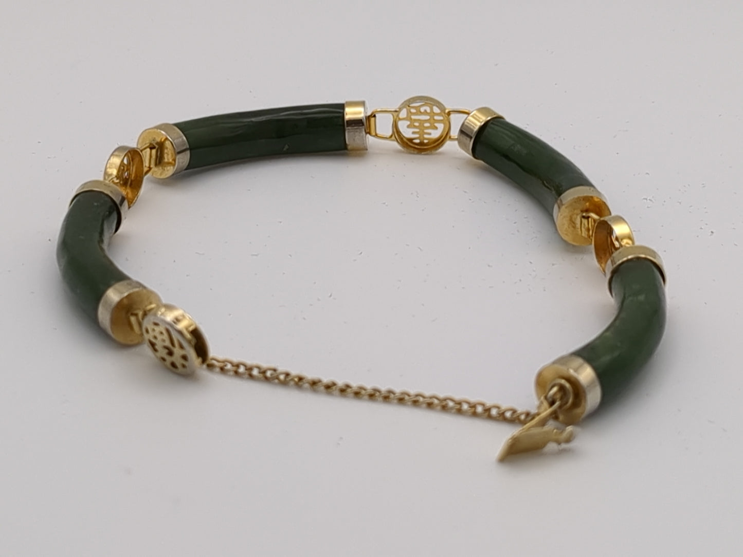 Faux Jade Bracelet