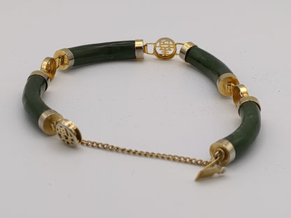 Faux Jade Bracelet