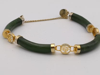 Faux Jade Bracelet