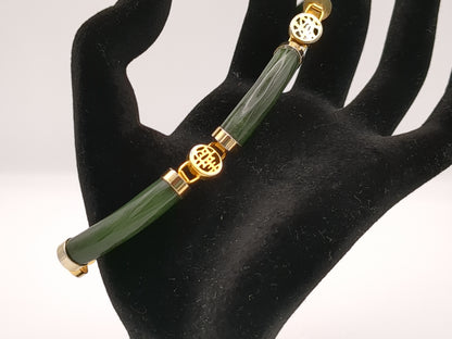 Faux Jade Bracelet
