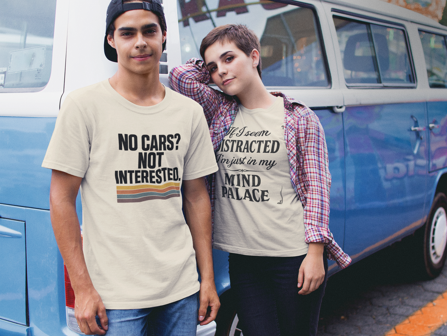 Unisex Softstyle T-Shirt with 'No Cars? Not Interested.' Design | Eco-Friendly Casual Tee, Perfect Gift for Minimalists, Road Less [...]