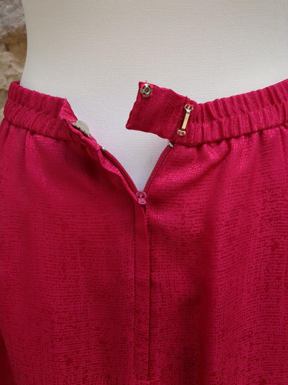 Adrianna Papell Fuchsia Skirt Suit Set Vintage