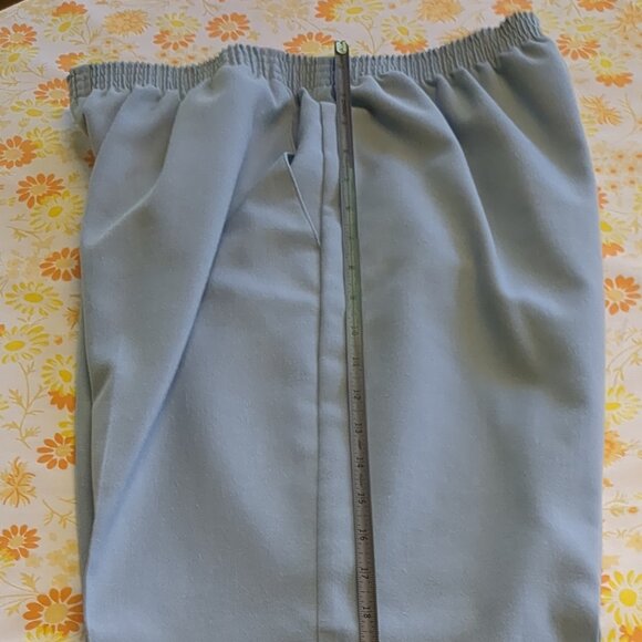 Alfred Dunner Blue Embroidered Pantsuit Vintage