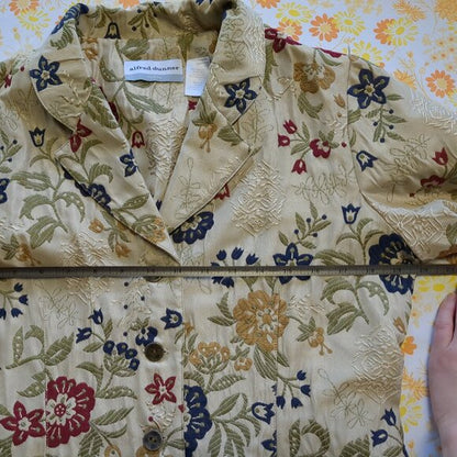 Alfred Dunner Floral Embroidered Blazer