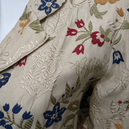 Alfred Dunner Floral Embroidered Blazer