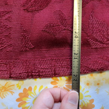 Red Renaissance Jacket with Zipper PS