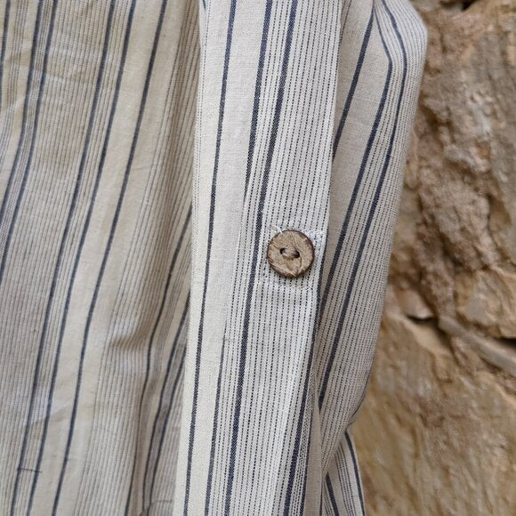 NWT Simply Noelle Striped Off-White Tunic