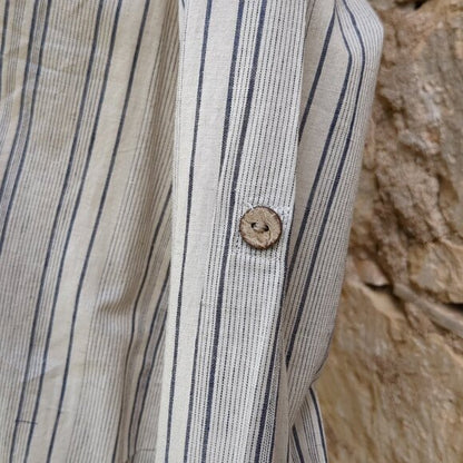 NWT Simply Noelle Striped Off-White Tunic